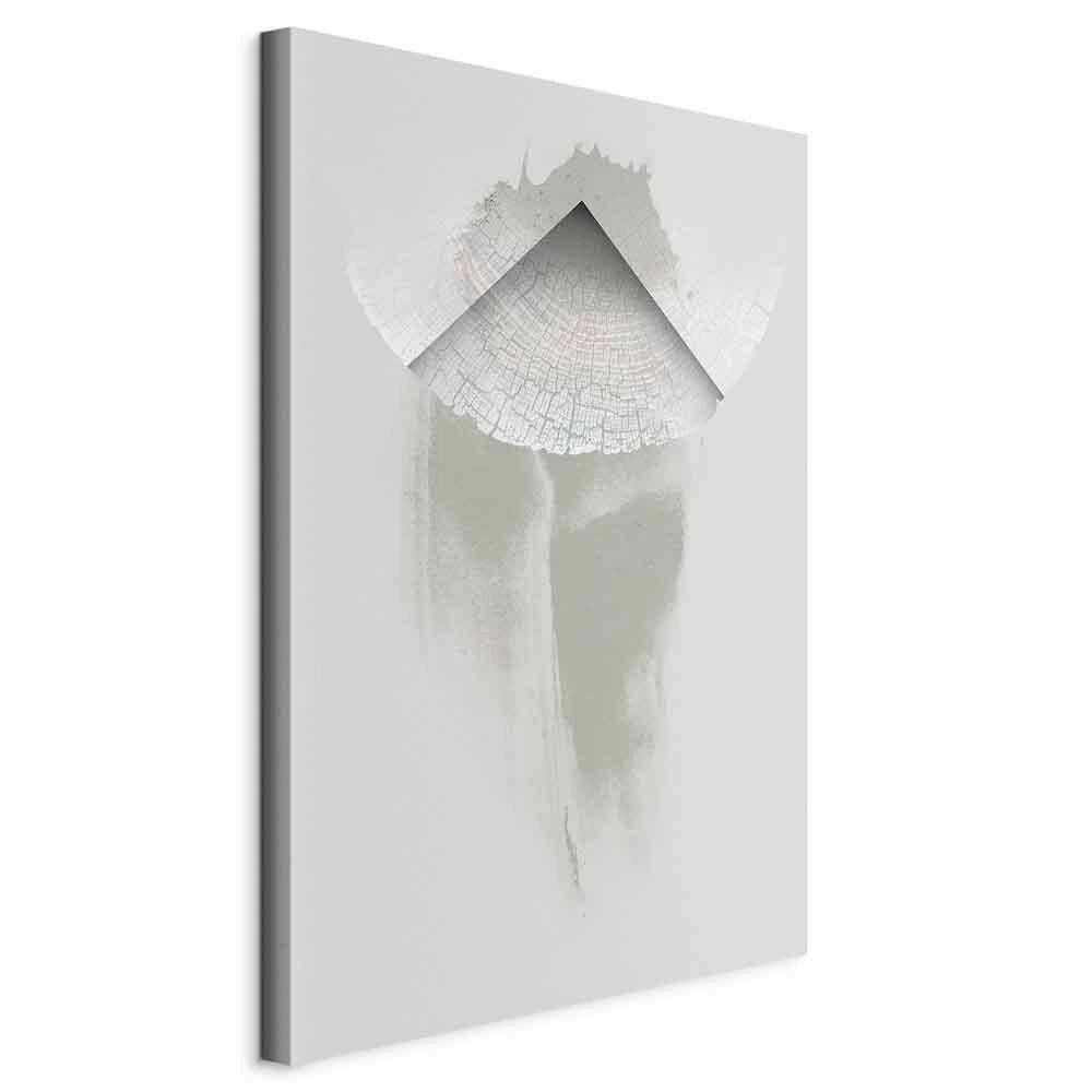 Leinwandbild Grau Hellgrau B: 40 cm