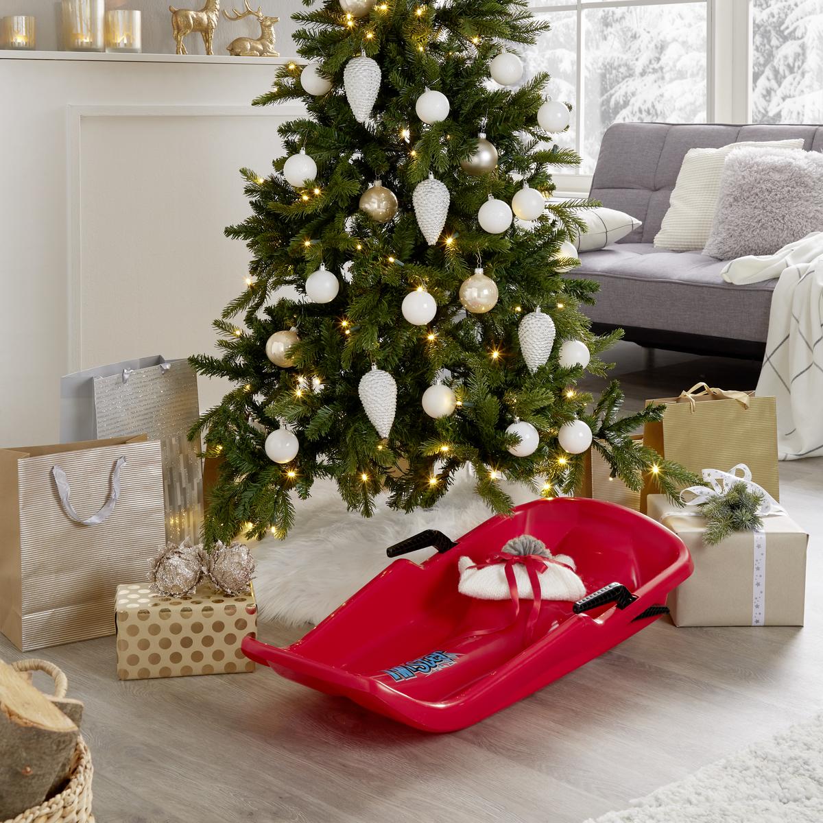 Bob Red Thunder inkl. Zugseil und Bremssystem Rot - Rot, KONVENTIONELL, Kunststoff (80/40/14cm)