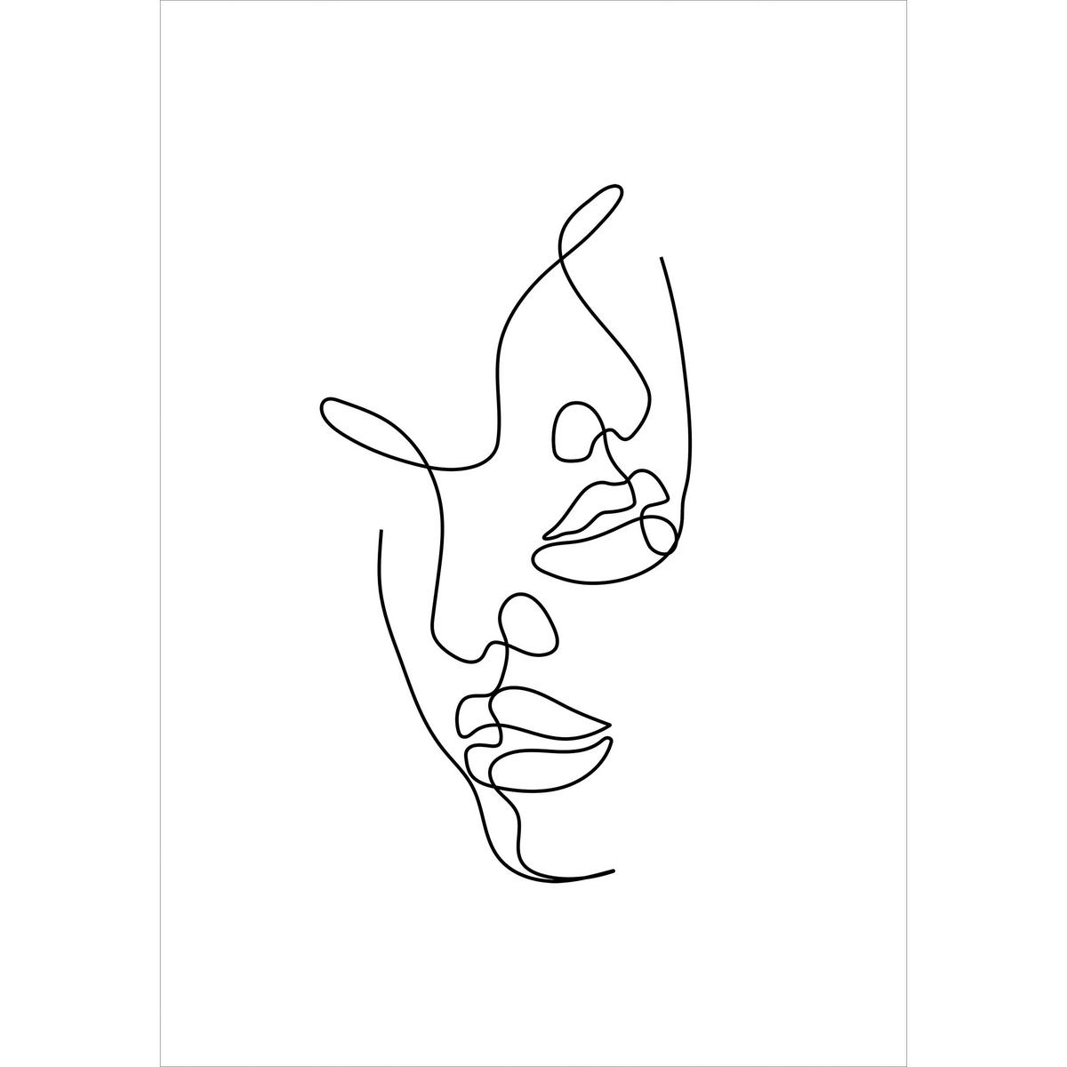 PLAKÁT VINCENT - vícebarevná, papír (21/30cm) - Modern Living