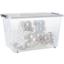 Box Benno I - Transparent/Anthrazit, KONVENTIONELL, Kunststoff (58/39/35cm) - Plast 1