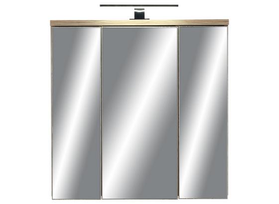 Skrinka So Zrkadlom Catherine - farby borovice/tmavosivá, Moderný, kov/kompozitné drevo (69/69/20cm) - Mömax modern living Skrinka So Zrkadlom Catherine - farby borovice/tmavosivá, Moderný, kov/kompozitné drevo (69/69/20cm) - Mömax modern living
