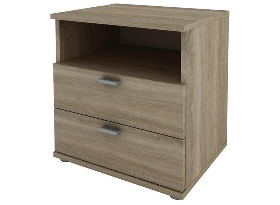 Nočný Stolík Pluto - farby dubu, Moderný, kompozitné drevo (45/47/35cm) Nočný Stolík Pluto - farby dubu, Moderný, kompozitné drevo (45/47/35cm)