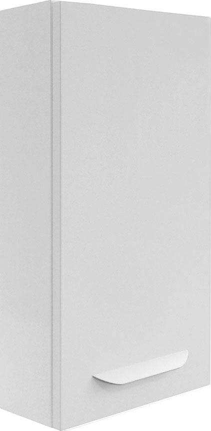 Hängeschrank Lavella B: 35 cm Weiß - Weiß, MODERN, Glas/Holzwerkstoff (35/68/16cm) - Fackelmann