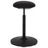 Bürohocker Balance Sit Schwarz Bis 120 Kg - Schwarz, Basics, Kunststoff/Textil (45/63-86/45cm) - MID.YOU
