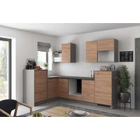Eckküche Plan - Eichefarben/Anthrazit, MODERN, Holzwerkstoff (178/280cm) - Express
