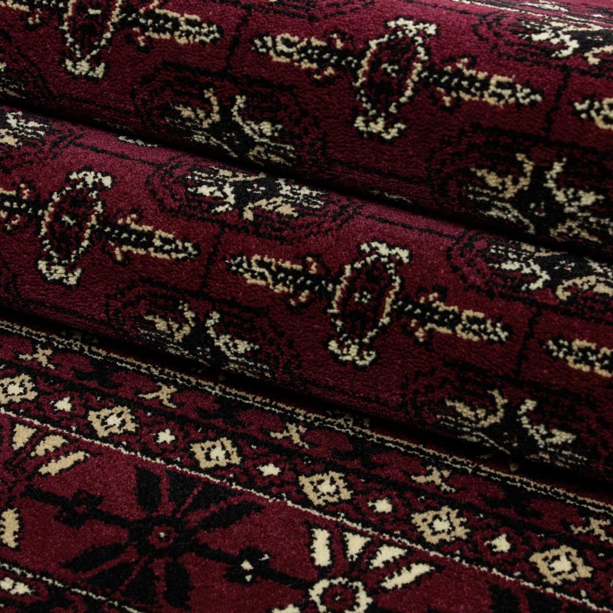 Orientalischer Webteppich Rot Marrakesh 120x170 cm - Dunkelrot, KONVENTIONELL, Textil (120/170cm)