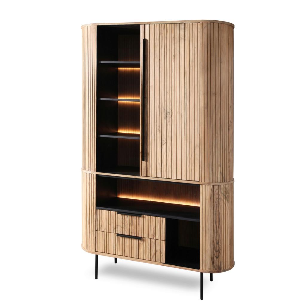 Schrank Kunja Akazie Massiv, B: 118 cm