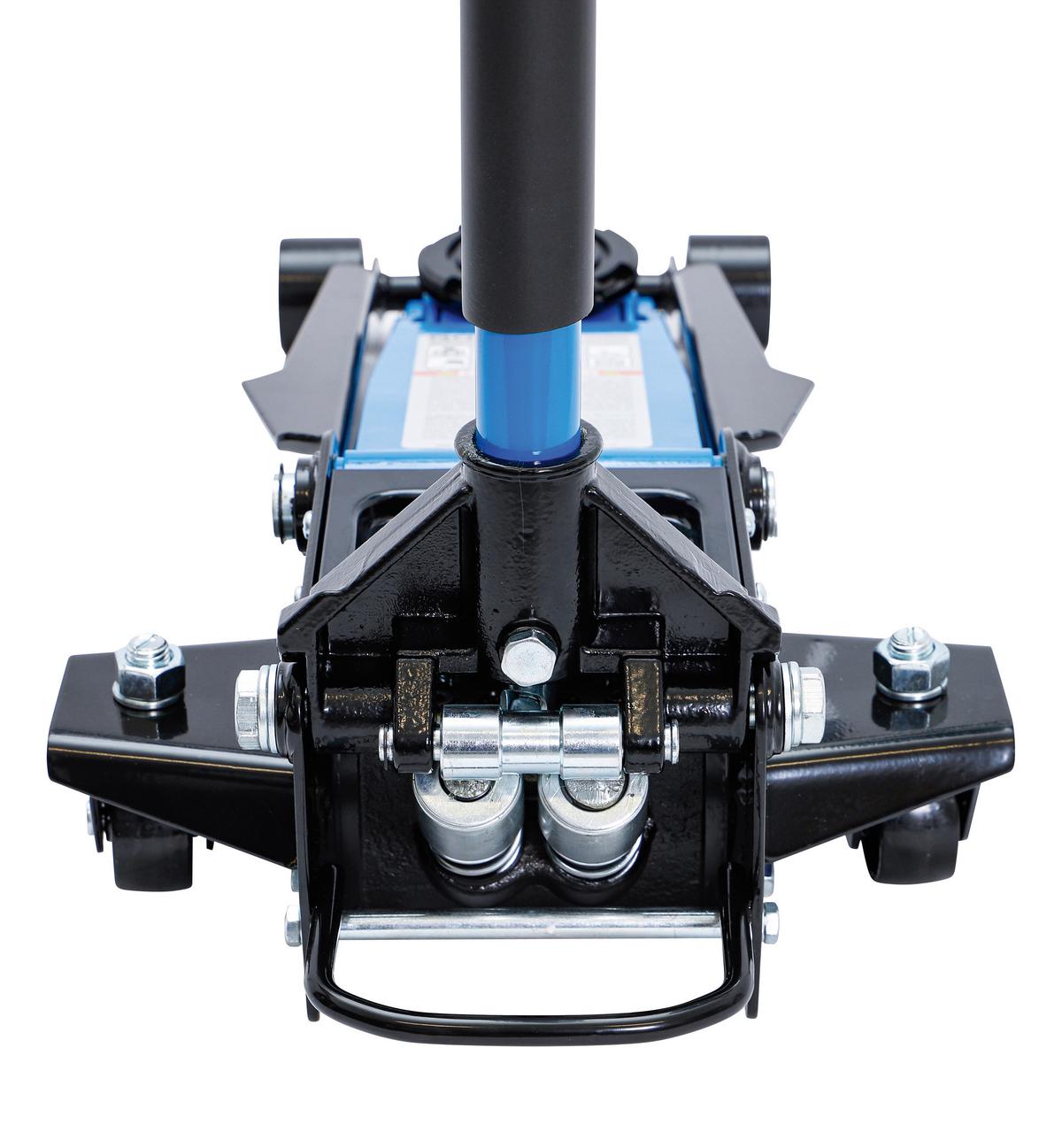Rangier-Wagenheber Hydraulisch 2,5 T Blau/Schwarz B: 64,8 cm - Blau/Schwarz, Basics (64,8/124,7/34,4cm)