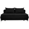 Schlafsofa Moliss Anthrazit B: 202 Cm - Anthrazit/Schwarz, Basics, Textil (202/98/78cm) - Livetastic