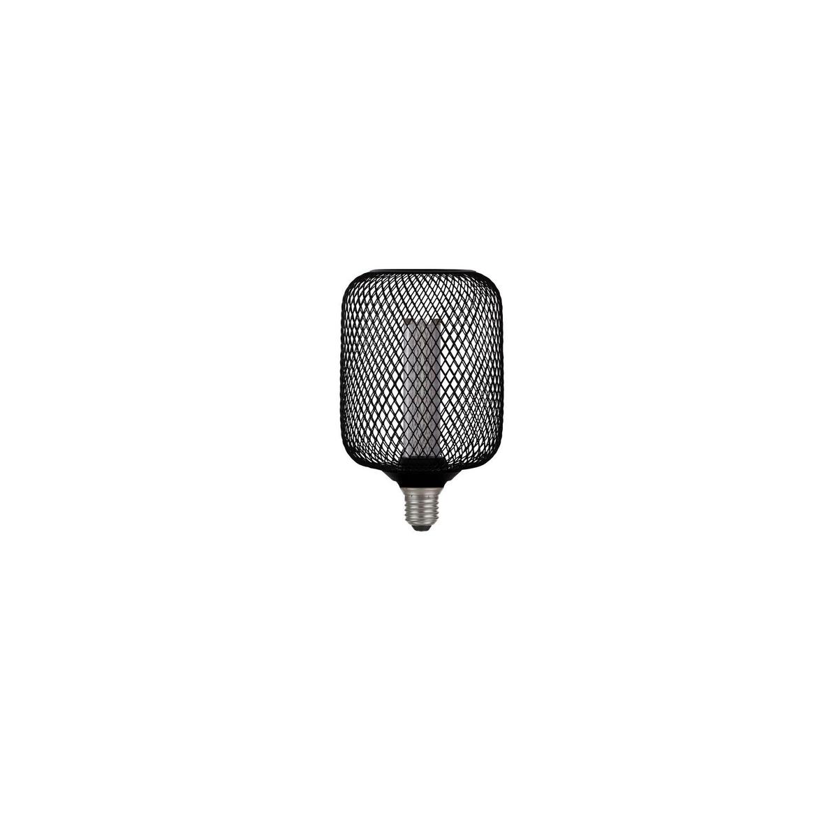 LED-Leuchtmittel Wire Mesh 16002bk - Klar/Schwarz, Basics, Glas/Metall (10/16.5cm)