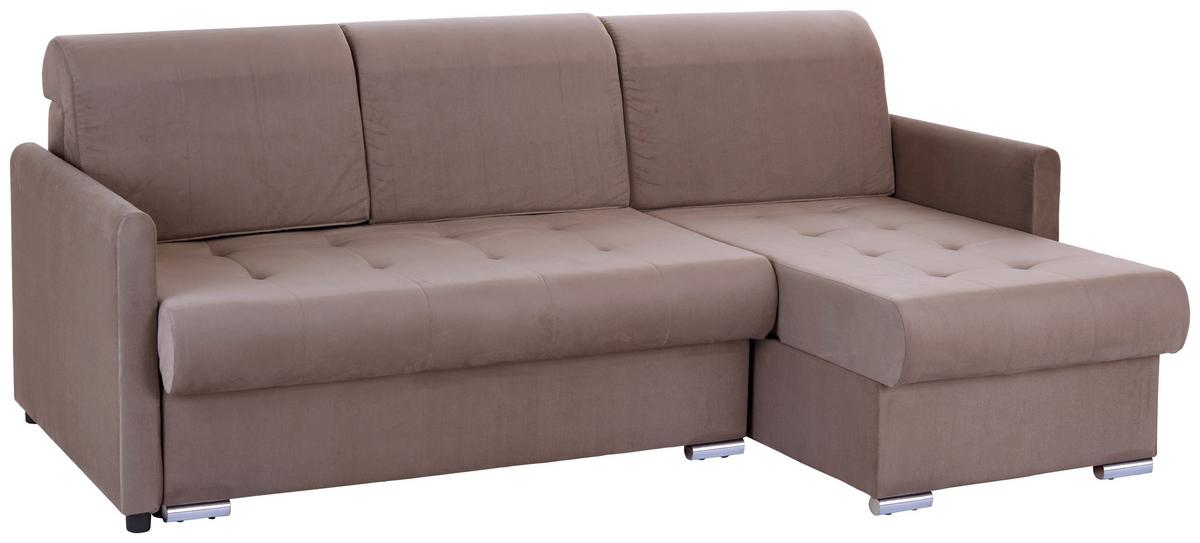 Sedací Souprava Mercury - barvy stříbra/béžová, Moderní, textil/plast (220/93/149cm) - Ondega
