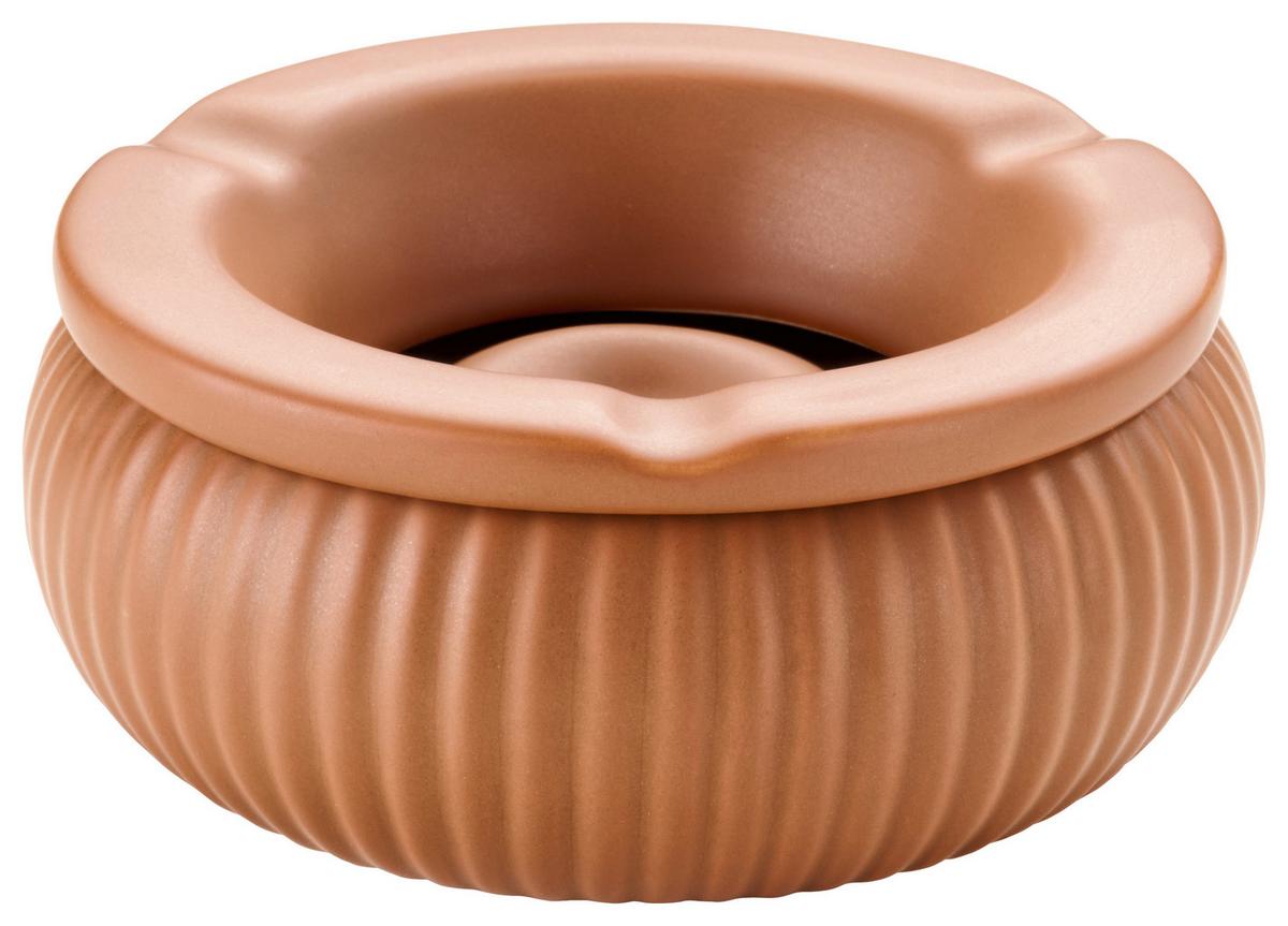 vonkajší popolnik GREEK - hnedá, Konventionell, keramika (15/5,7cm) - Mömax