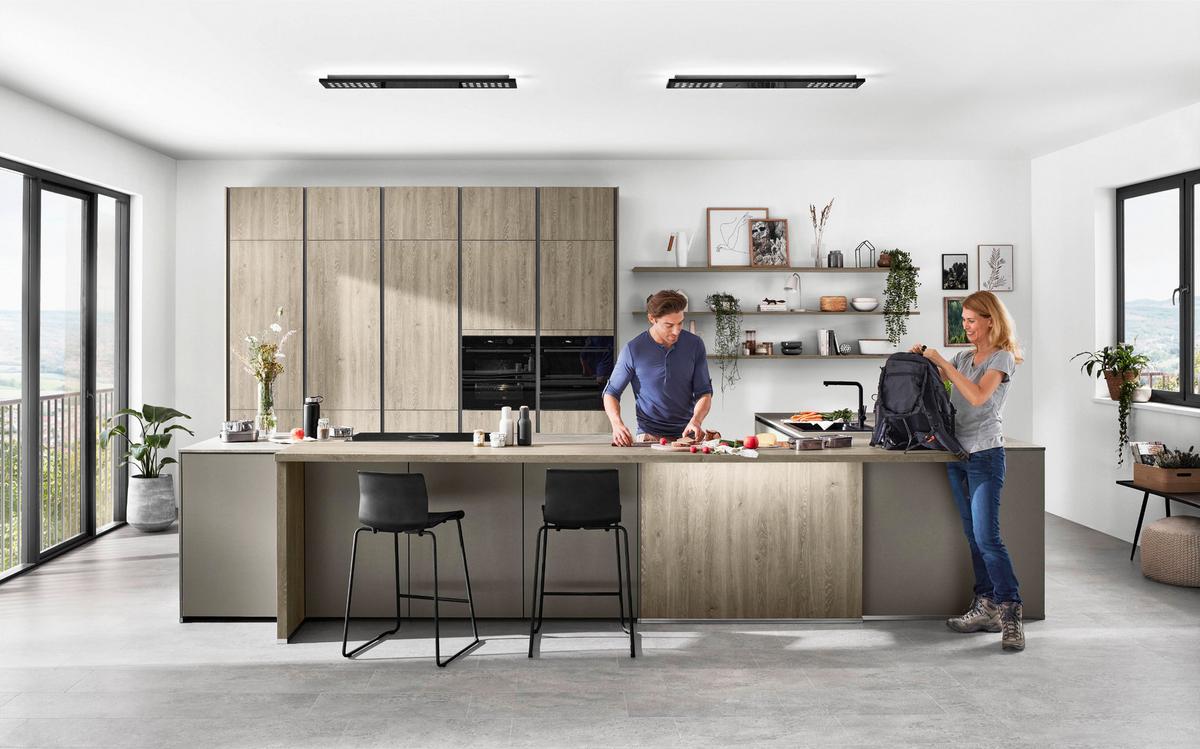 Einbauküche Riga Frei Planbar Modernes Design - MODERN, Holzwerkstoff - Vertico
