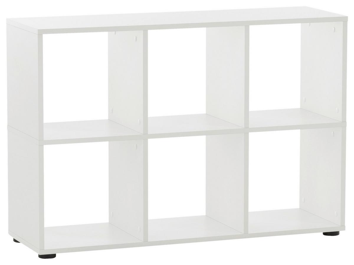 Schreibtisch Serie 500 Weiß B: 150 cm - Weiß, MODERN, Holzwerkstoff (150/73,6/121,6cm) - MID.YOU