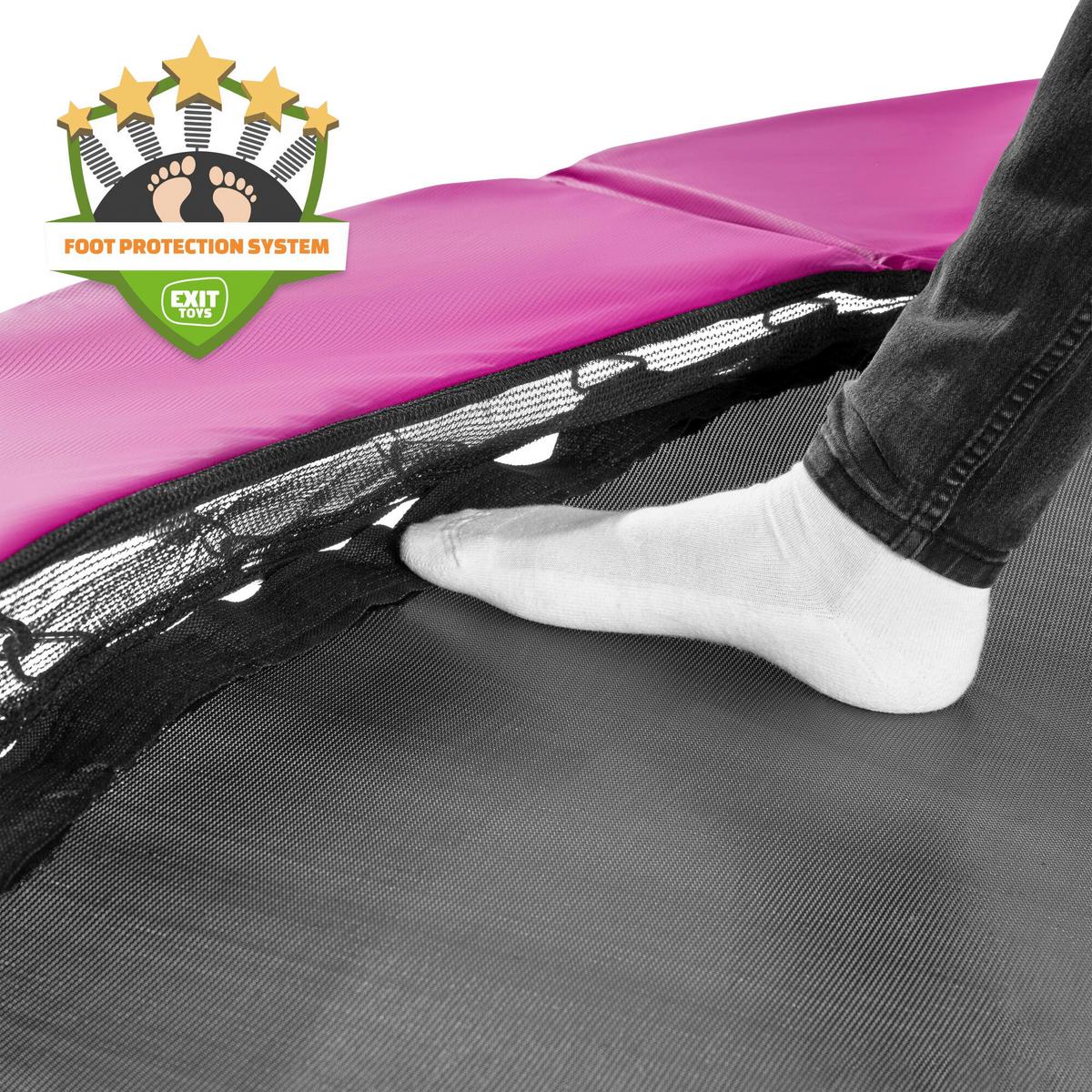 Trampolin Exit Silhouette - Rosa, KONVENTIONELL, Kunststoff/Metall (183/213cm) - EXIT Toys