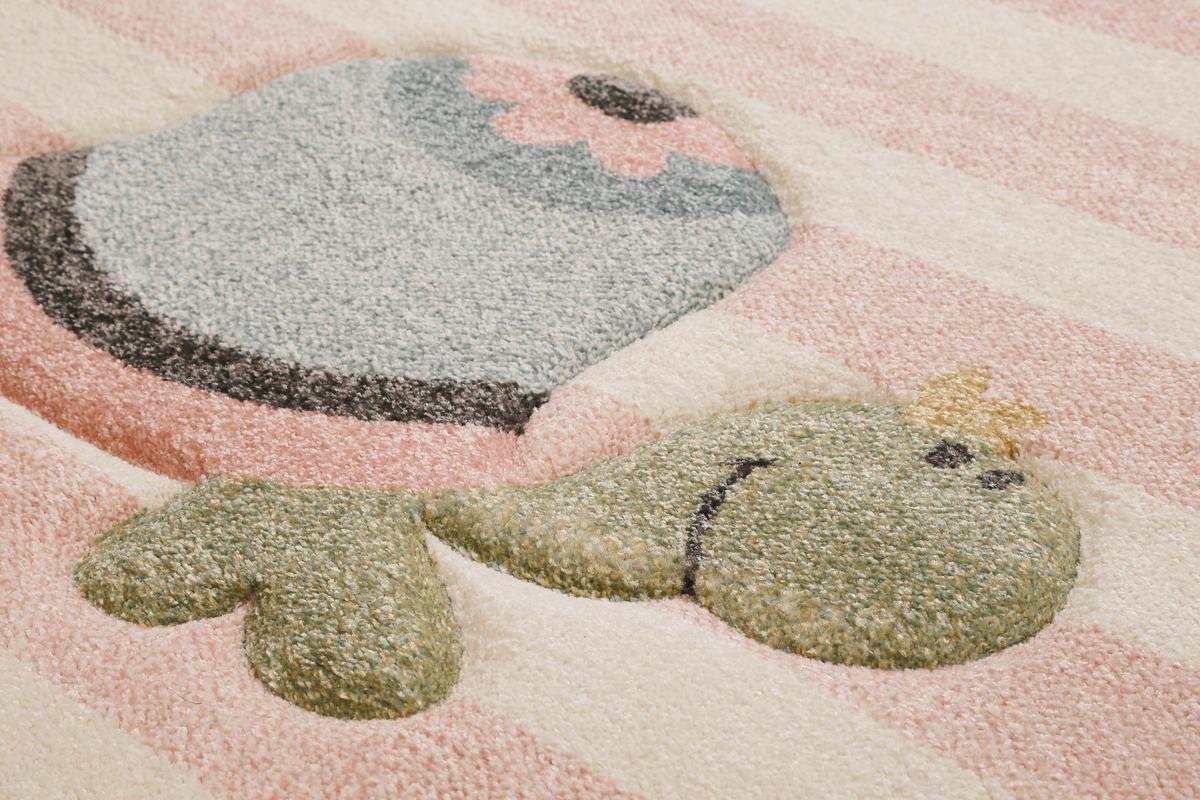 Kinderteppich Happy Friends - Rosa, Trend, Textil (200/290cm) - Sigikid