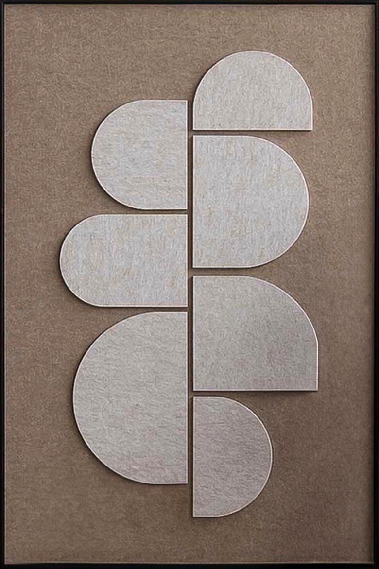 Bild Braun B: 80 cm - Schwarz/Braun, Basics, Holz/Kunststoff (80/120/10cm) - Wandkraft