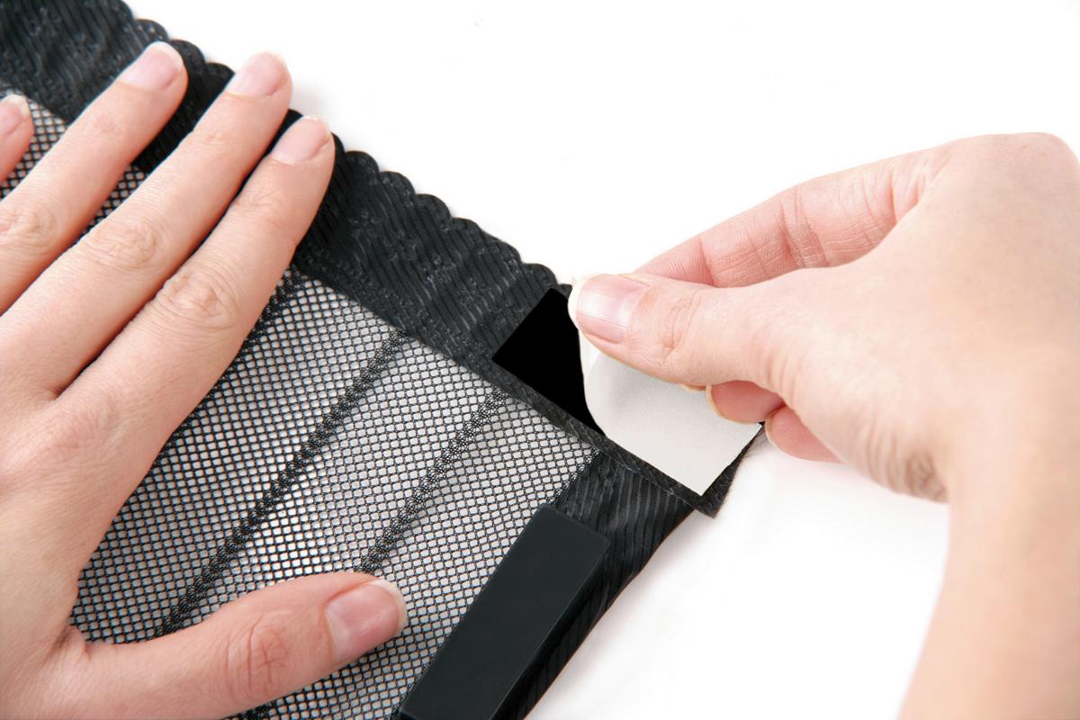 Moskitonetz Easymaxx Magic Klick Mit Magnetverschluss - Schwarz, Basics, Kunststoff (90/210cm) - TV - Unser Original