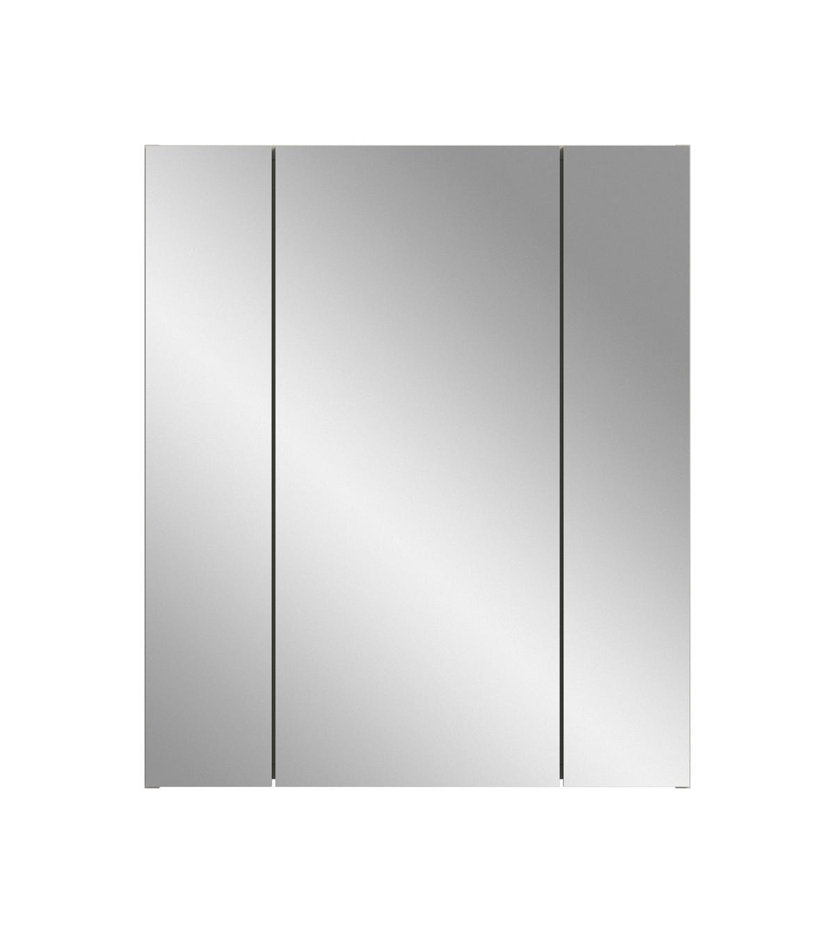 Spiegelschrank Ice Kaschmir B: 60cm - Kaschmir, Trend, Glas/Holzwerkstoff (60/70/18cm) - MID.YOU