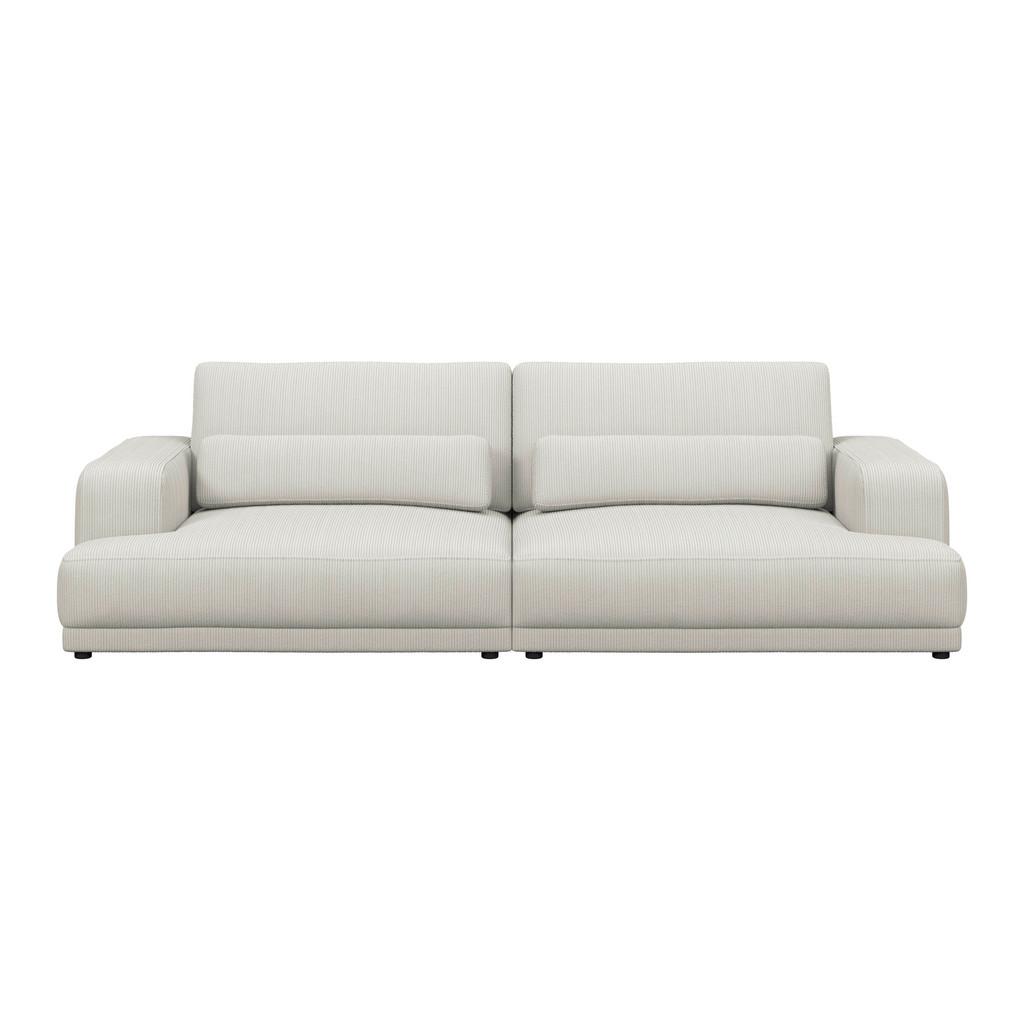 Bigsofa Savona Cord creme, 260x111cm