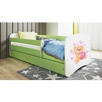 Kinder-/Juniorbett Babydreams inkl. Matratze 80x160 - Birkefarben/Weiß, MODERN, Holz/Holzwerkstoff (80/160cm) - MID.YOU