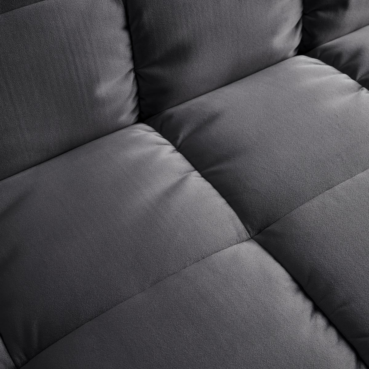 Rozkladacia pohovka ALVA, tmavosivá - prírodná farba/tmavosivá, Modern, drevo/textil (185/80/88cm) - Bessagi Home