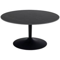 Konferenčný stolík MALTA 90cm - čierna, Design, kov/keramika (90/45cm) - Livetastic