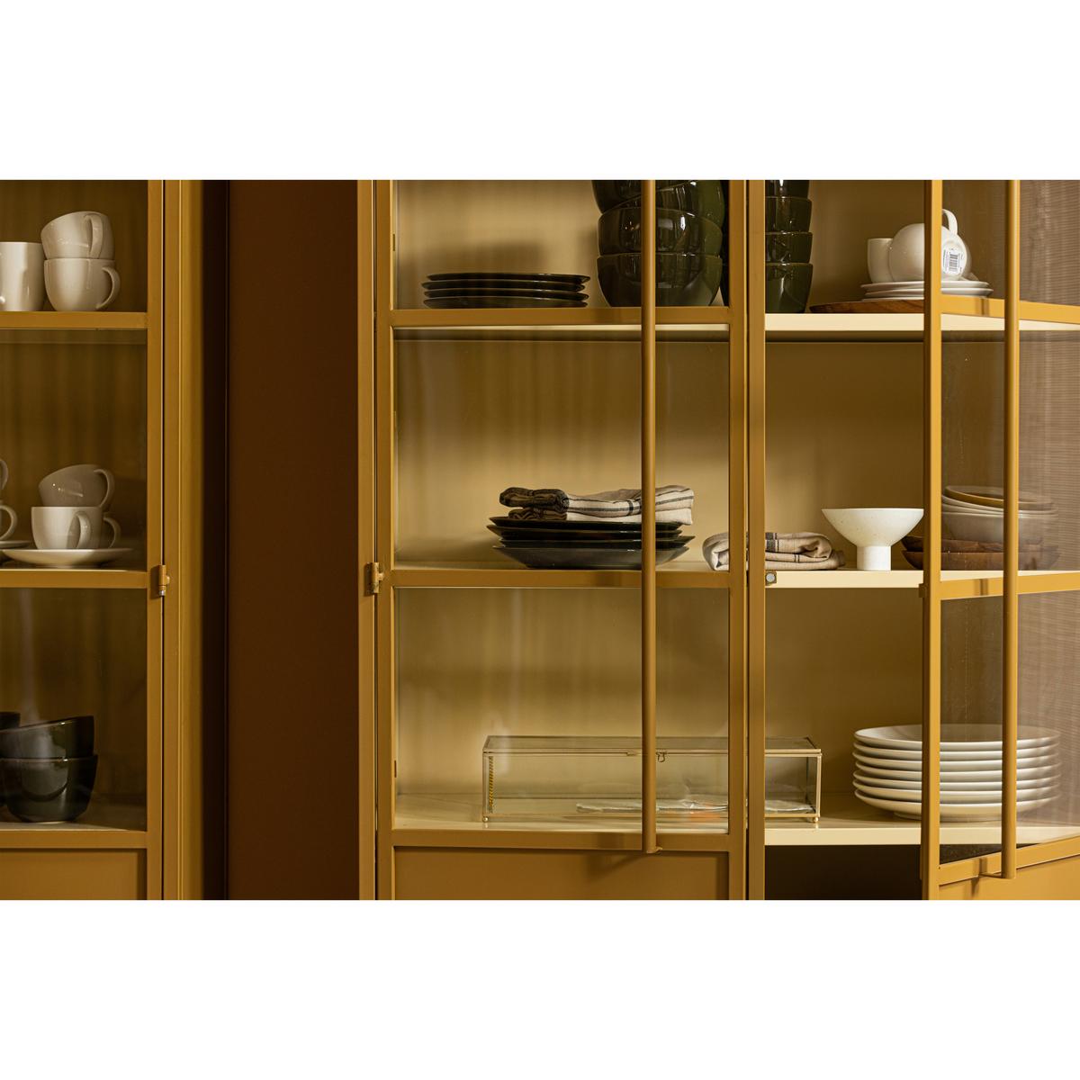 Vitrine Exhibit Honig B: 96 Cm - Honig, Design, Glas/Metall (96/200/40cm) - Livetastic