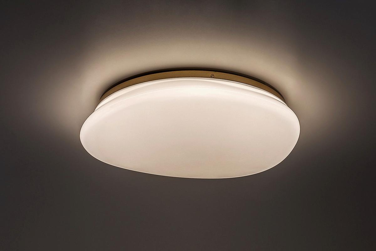 Led Mennyezeti Lámpa Caliope - aranyszínű, Basics, műanyag (4cm) - Rabalux