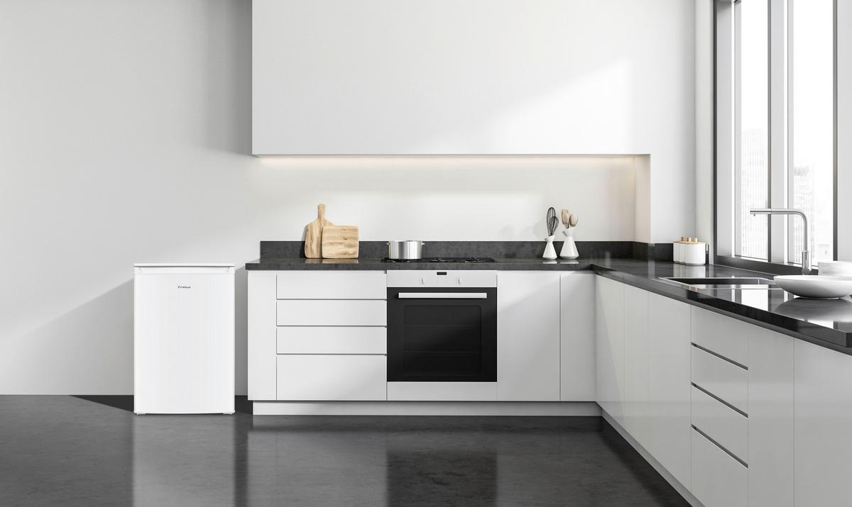 Kühlschrank Kühlschrank 126 L - Weiß, KONVENTIONELL, Glas/Kunststoff (55/58/85cm) - Trisa Electronics