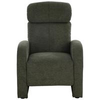 Relaxačné kreslo KORFU, zelené mikrovlákno - zelená, Modern, kov/drevo (73.5/104/90cm) - Based