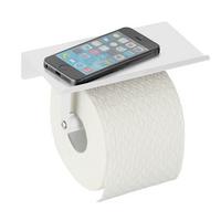 DRŽÁK NA TOALETNÍ PAPÍR ALLSTAR WALLI 70013400 - bílá, Konvenční, kov (18/9,5/7,5cm) - Wenko