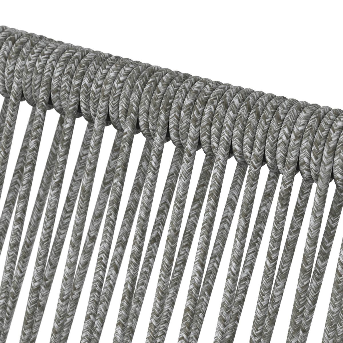 SADA ZÁHRADNÝCH KRESIEL NARDO - čierna/svetlosivá, Modern, kov/textil (55/82/58cm) - Bessagi Garden