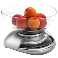 Digitale Küchenwaage B Lc7107 Max. 3kg, L/B ca. 21,9/20,6 cm - Grau, Basics, Kunststoff (21,9/20,6/15,8cm)