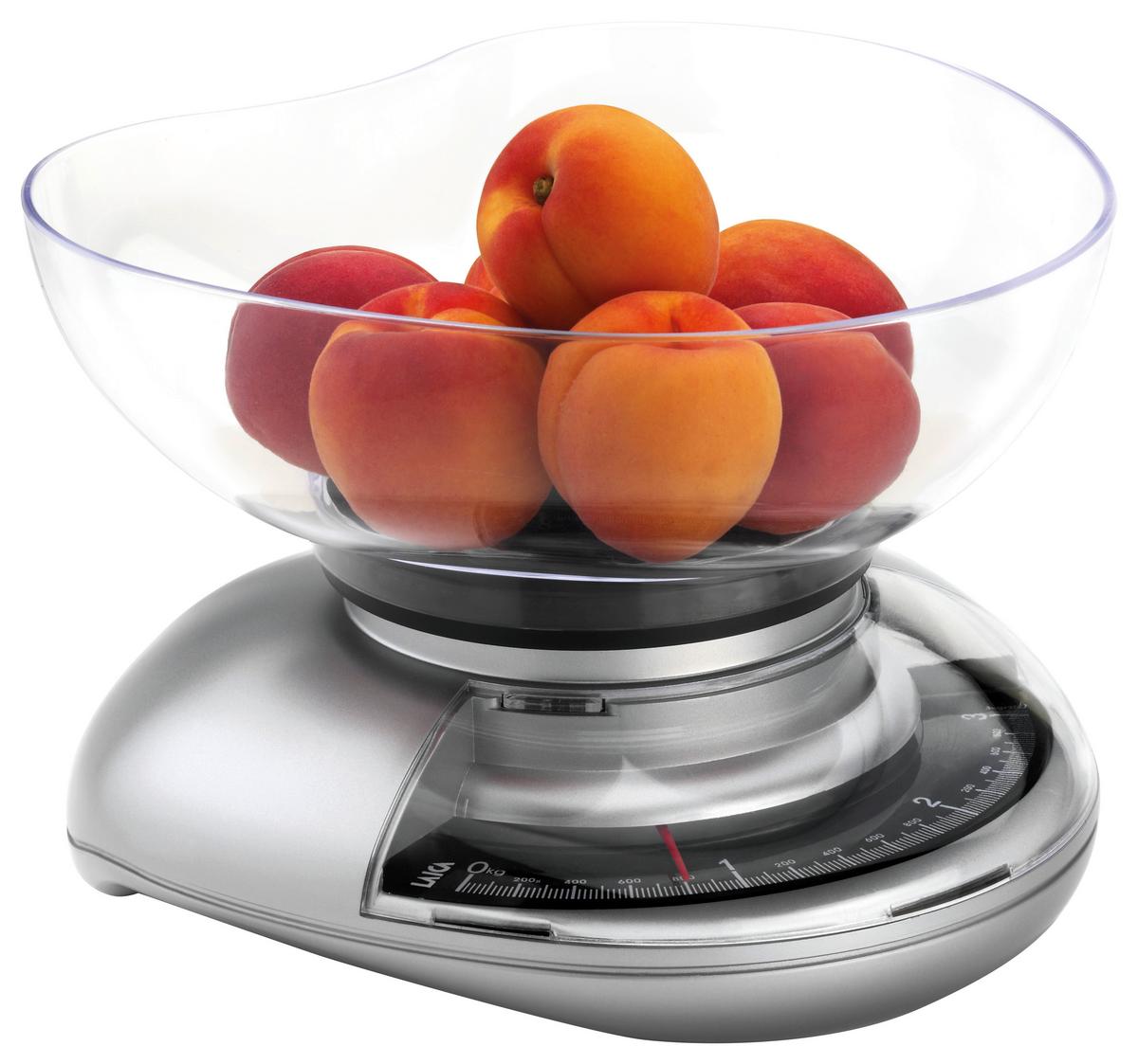 Digitale Küchenwaage B Lc7107 Max. 3kg, L/B ca. 21,9/20,6 cm - Grau, Basics, Kunststoff (21,9/20,6/15,8cm)