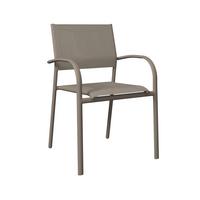 Gartensessel Paris - Beige, MODERN, Textil/Metall (57/85/57cm) - Beldano