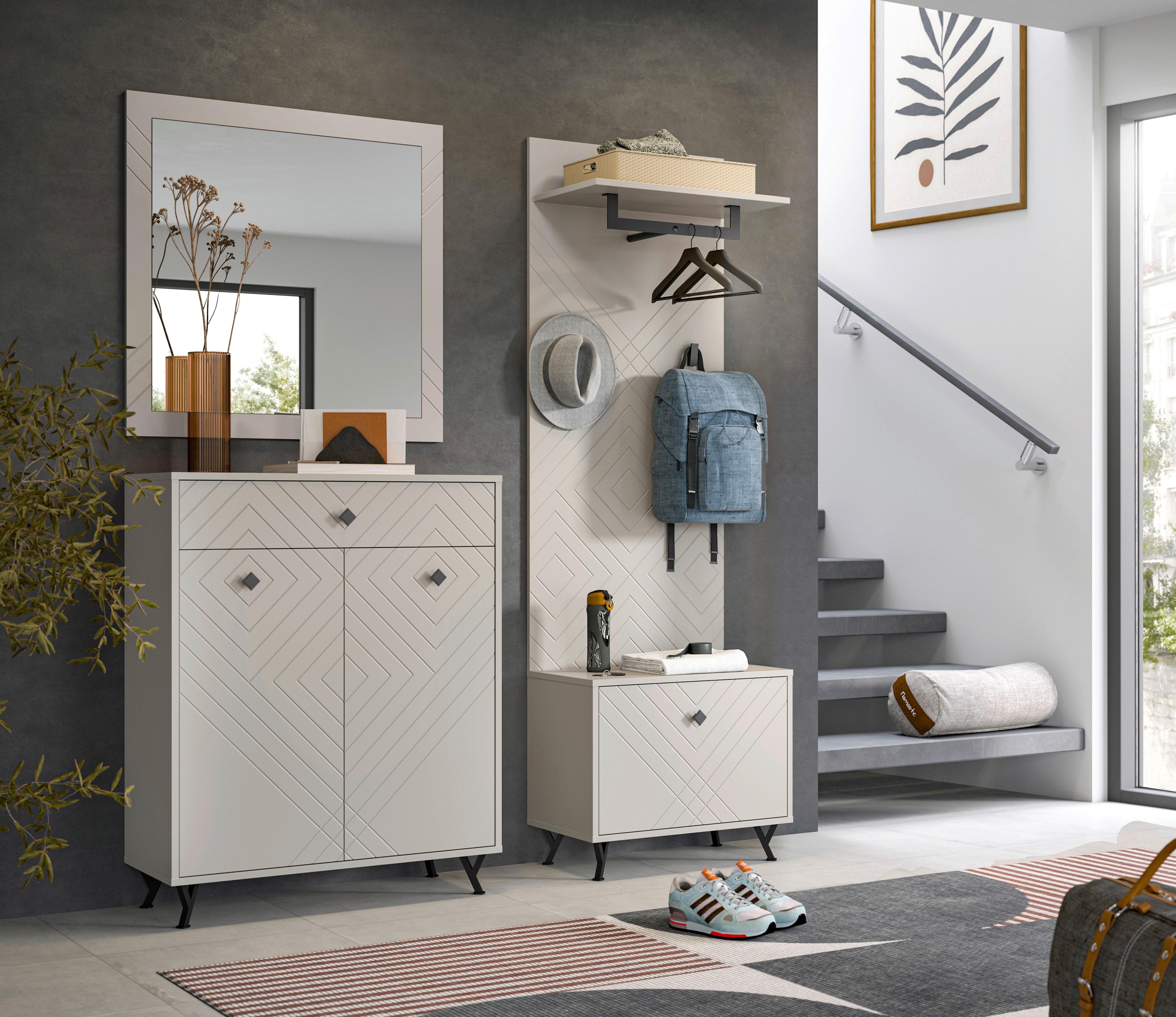 PREDSIEŇOVÝ NÁBYTOK NOTES - Design, kompozitné drevo (195/190/35cm) - MID.YOU