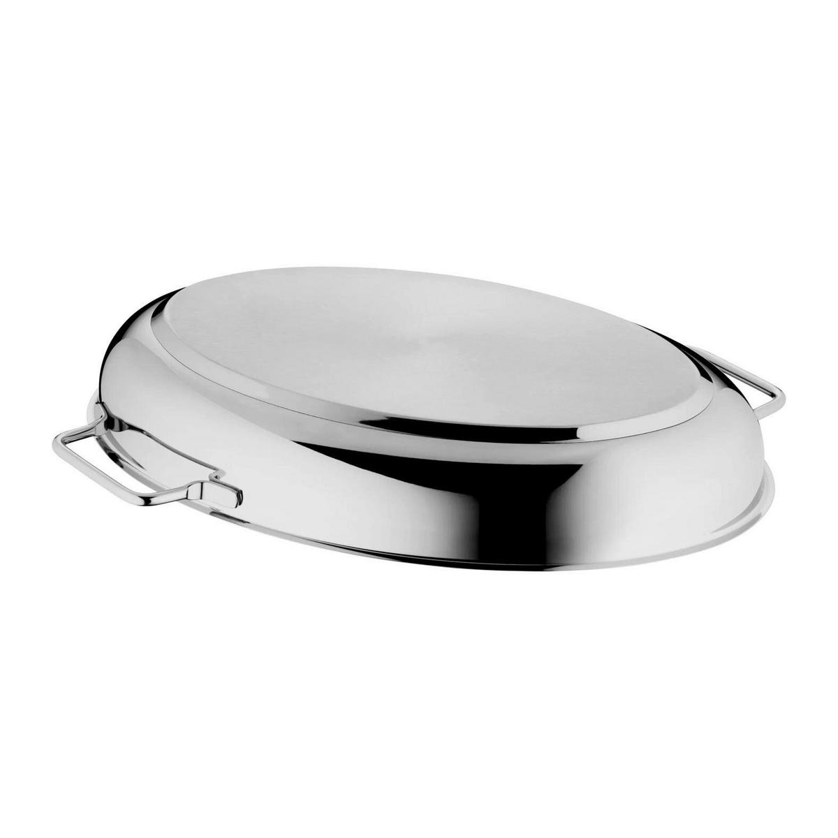 Bräter Metall Edelstahlfarben 8,5 L 250°C - Edelstahlfarben, Basics, Metall