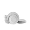 Tafelservice Weiß 12-teilig - Weiß, Basics, Keramik (6,44kg) - Echtwerk