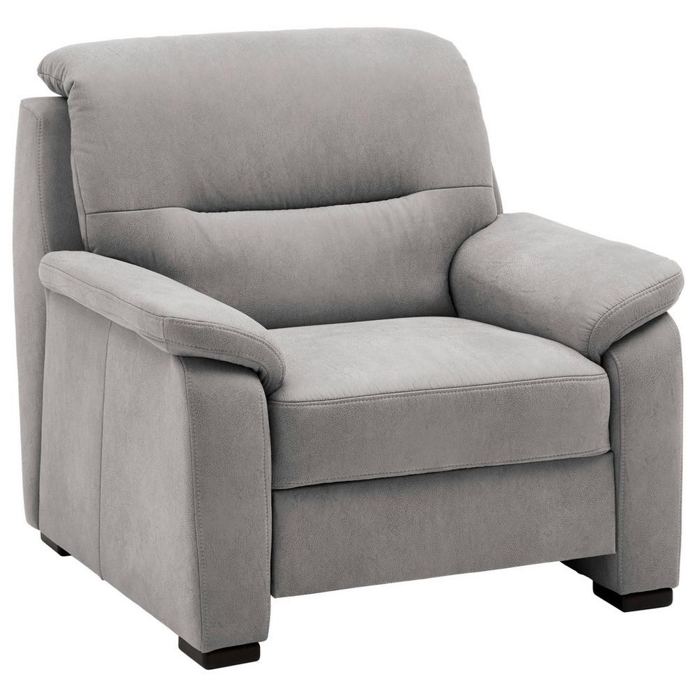 Pohodlné kreslo Deluxe Alu, sivé