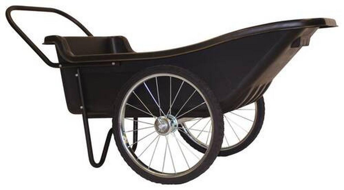 Gartenkarre Premium Schubkarre - Schwarz, Basics, Kunststoff (74/74/165cm)