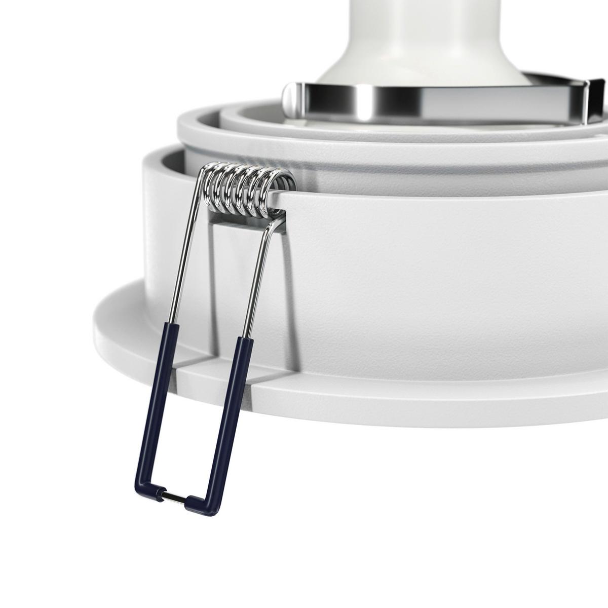 Led-einbauspot Atom - Weiß, Trend, Metall (9,2/4/9,2cm) - MAYTONI