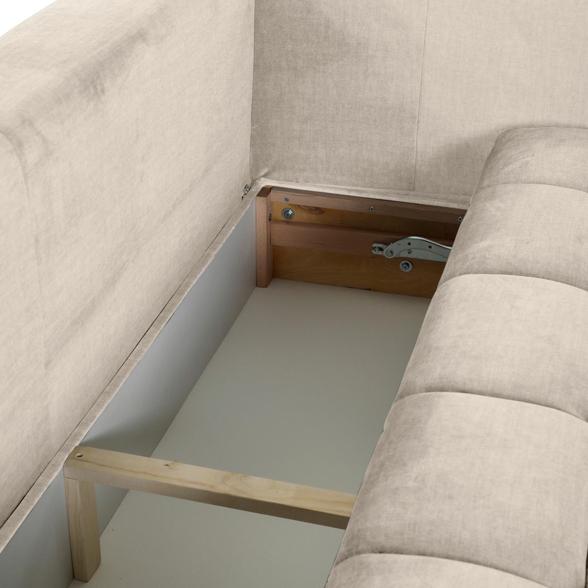 Schlafsofa Meyford - Beige/Schwarz, KONVENTIONELL, Textil (250/70/118cm) - MID.YOU