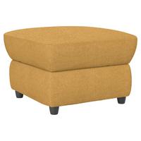 Polsterhocker Boston mit Stauraum Gelb Chenille - Gelb/Schwarz, KONVENTIONELL, Textil (68/45/68cm) - Livetastic