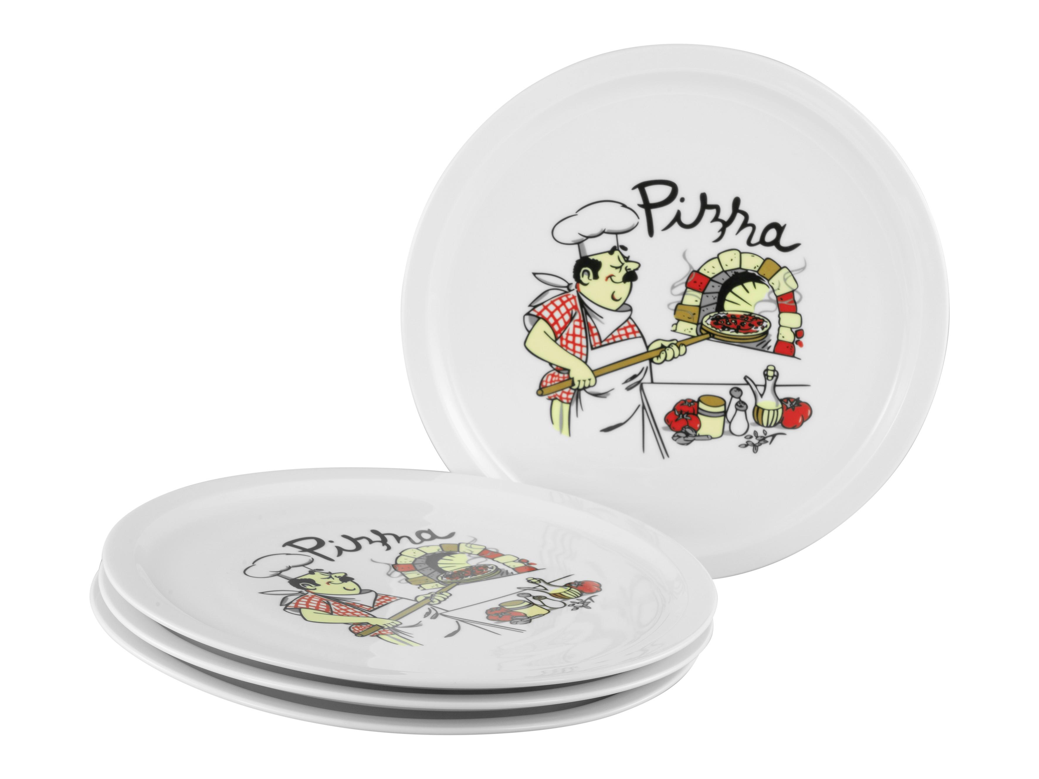 Pizzateller Milano Keramik, Multicolor - Multicolor, Basics, Keramik (30cm) - Creatable