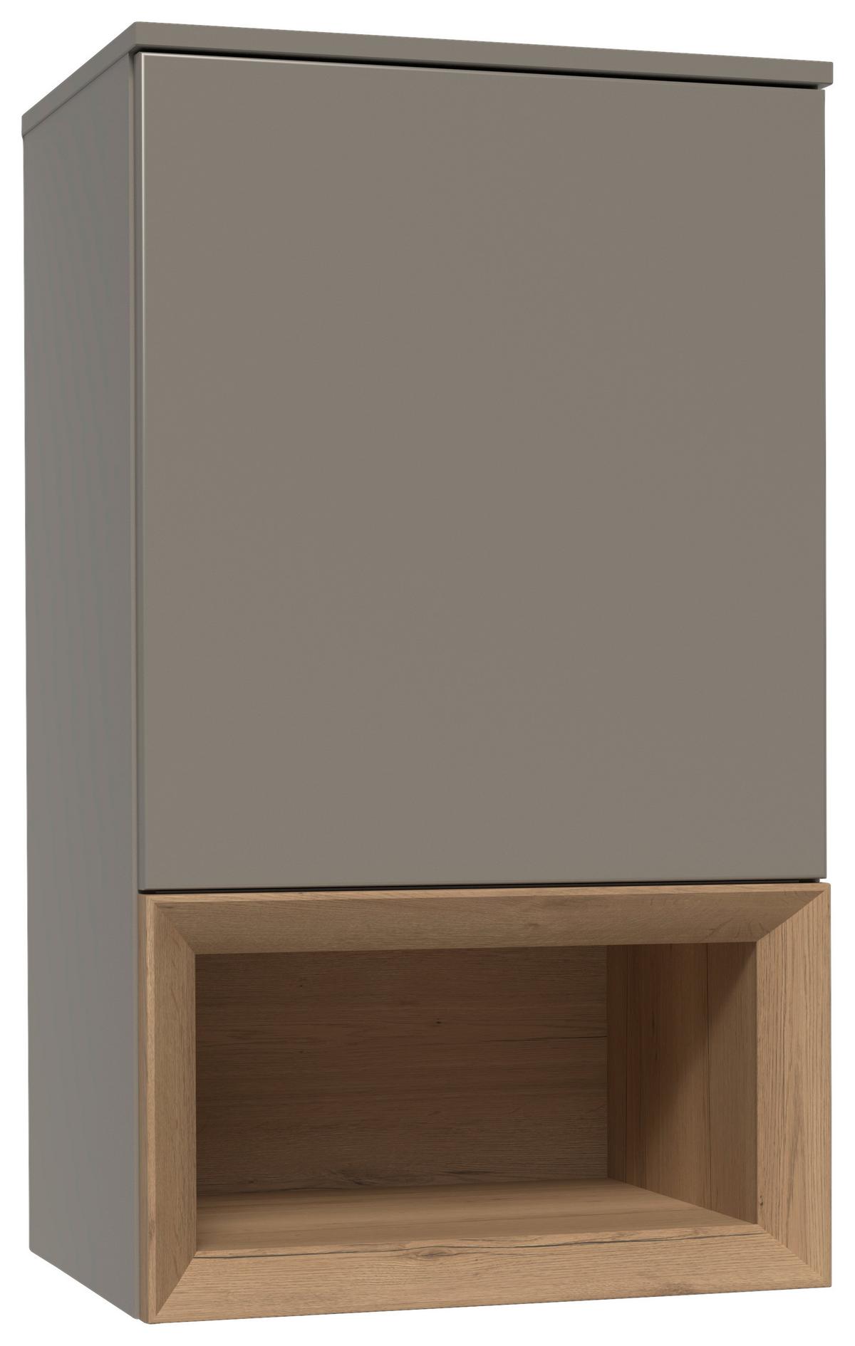 Hängeelement Las Vegas Taupegrau/Eiche Dekor B: 50cm - Taupe/Eiche dunkel, MODERN, Holzwerkstoff (50/88/37cm) - Vertico