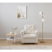 Sessel Arles, Hellgrau 80 B: 93 Cm - Buchefarben/Hellgrau, Design, Textil (93/89/82cm) - MID.YOU