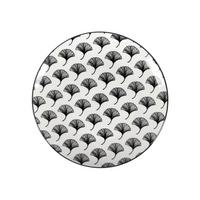 Dezertní talířek Shiva, Ø: 20,4cm - bílá/černá, Lifestyle, keramika (20,4/2,5cm) - Mömax
