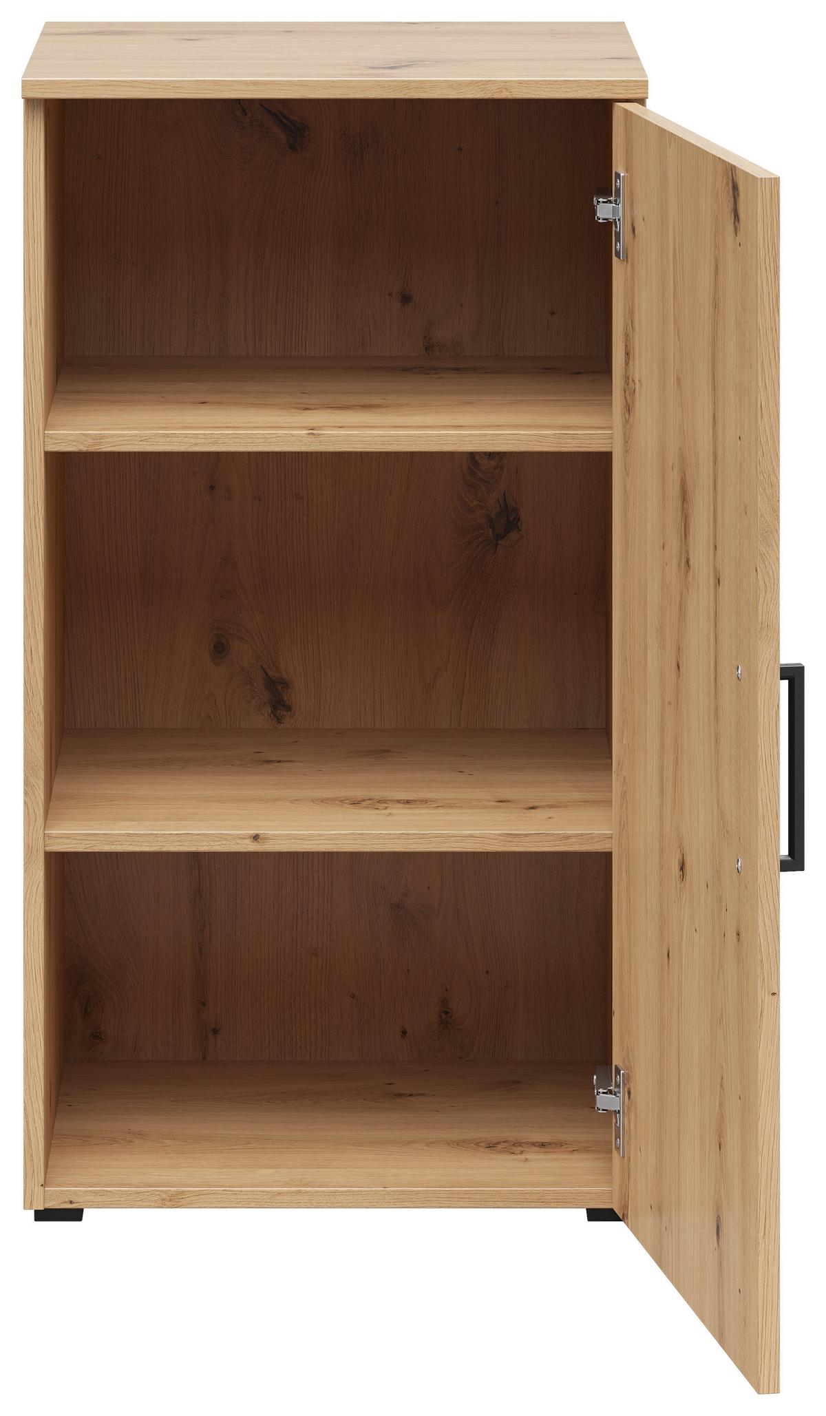 Komoda MULTISTAURAUM - čierna/antracitová, Modern, kompozitné drevo/plast (45/83/40cm)