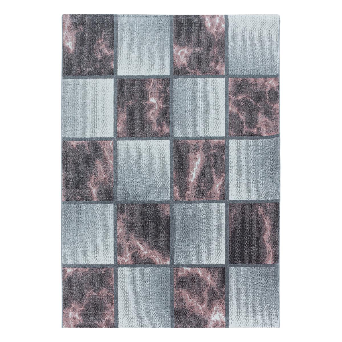 Teppich Läufer Rosa Ottawa 80x250 cm - Rosa, Design, Textil (80/250cm)